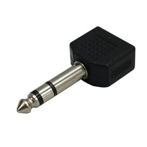 14 Inch Stereo Male to 2 x 3.5mm Stereo Female Adapter 2