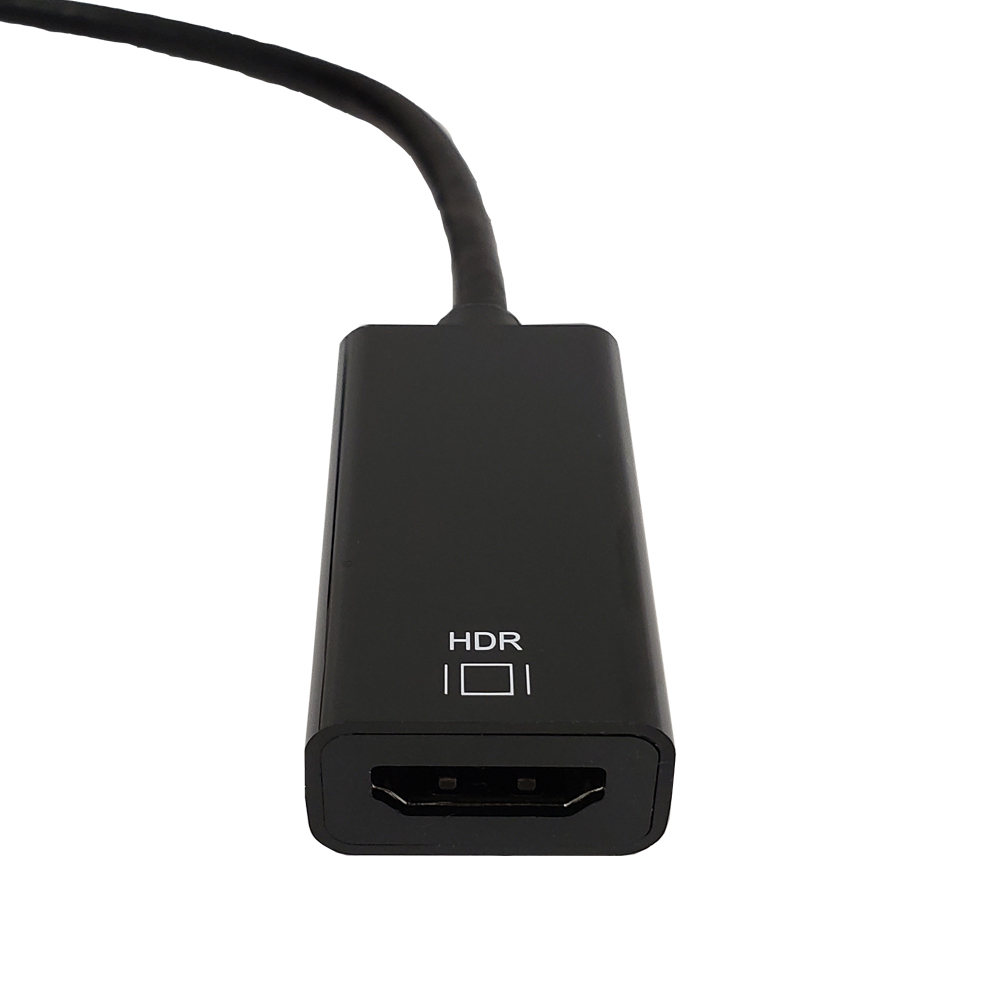 6 inch DisplayPort 1.2 Male to HDMI Female 4K@60Hz Adapter Active Black1