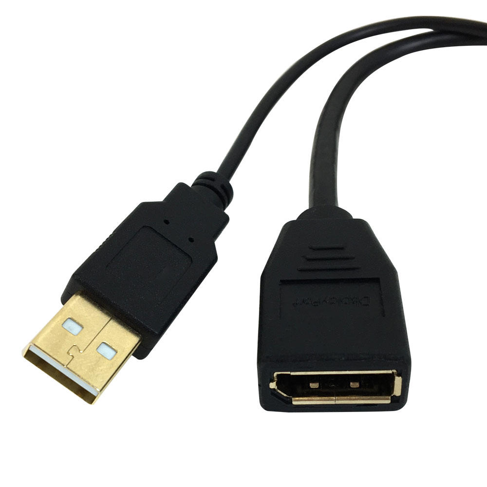 6 inch HDMI Male to DisplayPort Female 4K Adapter Active Black1
