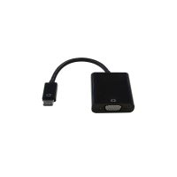6 inch Mini HDMI Male to VGA Female 3.5mm Female Adapter Black Digital CameraCamcorder to VGA Display 2 1