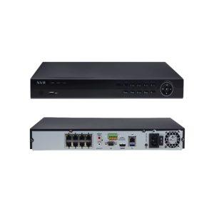 8 Channel Embedded Plug Play NVR – 4K Resolution – Integrated PoE – 1U