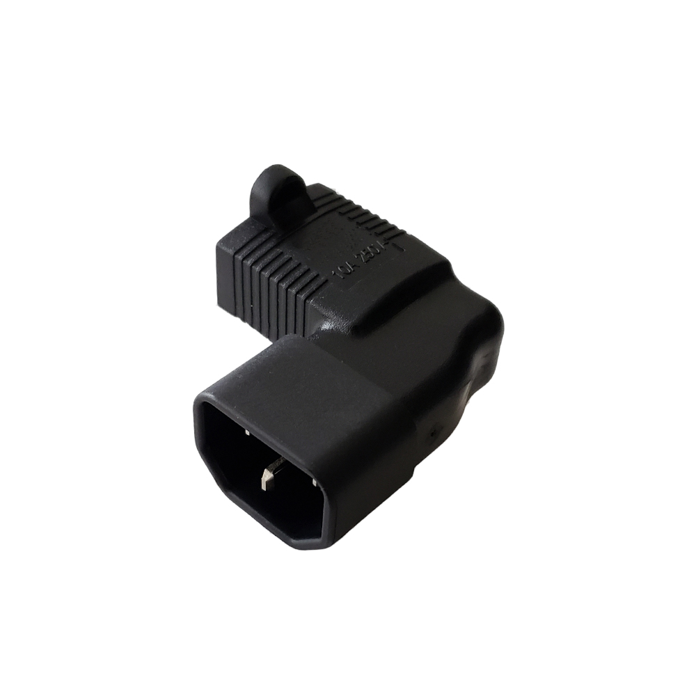 C14 left Angle to 5 15R Right Angle Power Adapter1