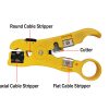 Professional Adjustable Cable Jacket Strip Tool with Cutter