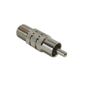 RCA Male to F Type Female Adapter
