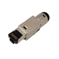 RJ45 Cat8 Shielded Field Termination Tool Less Plug Solid or Stranded2
