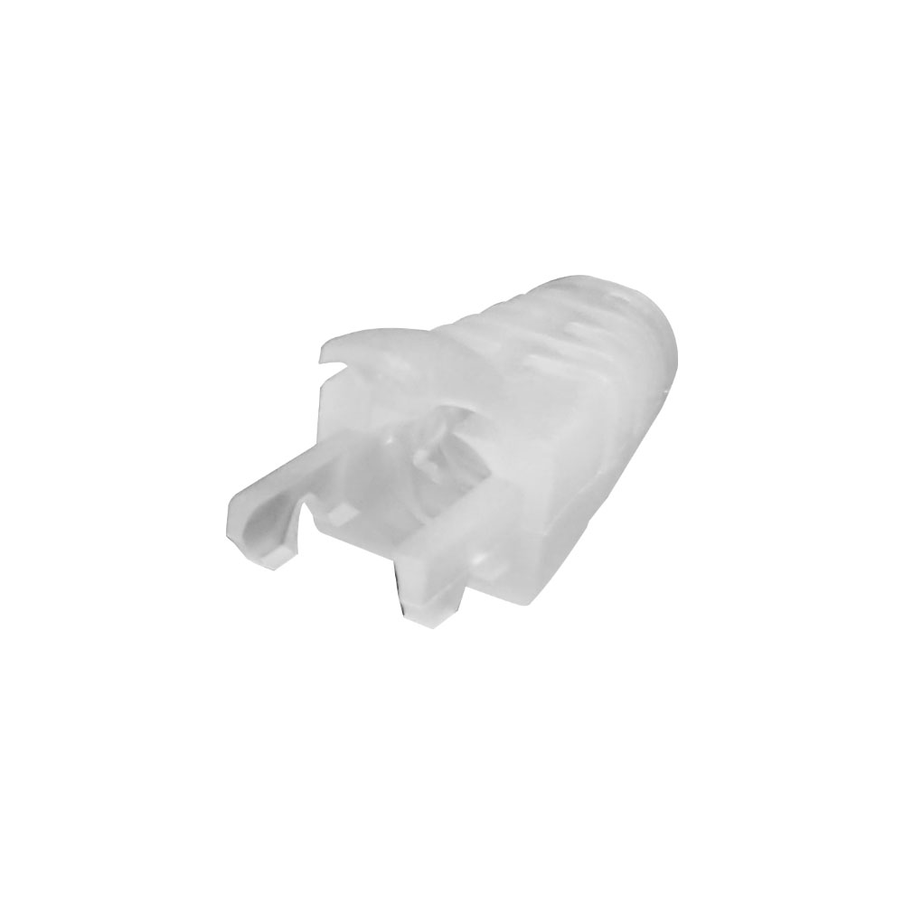 RJ45 Molded Style Cat5e Boots 5.9mm ID 50 pack clear