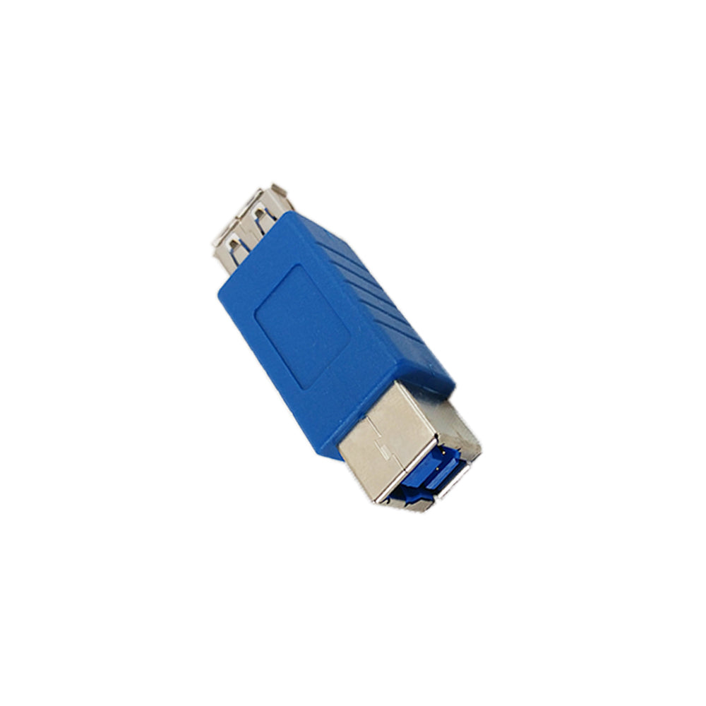 USB 3.0 A Female to B Female Adapter Blue