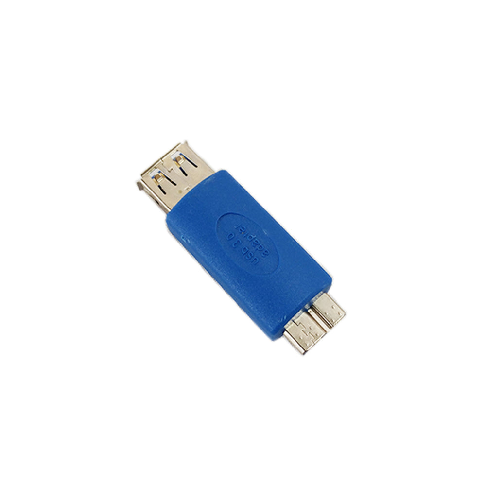 USB 3.0 A Female to micro B Male Adapter Blue