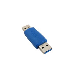 USB 3.0 A Male to A Male Adapter Blue