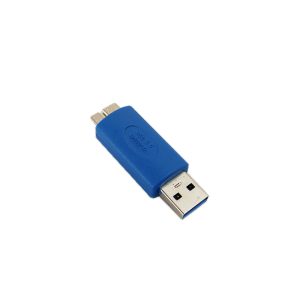 USB 3.0 A Male to micro B Male Adapter Blue 1