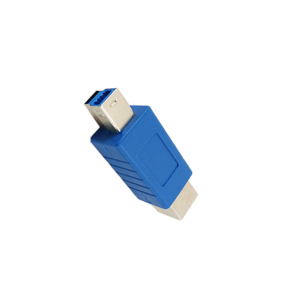 USB 3.0 B Male to B Female Adapter Blue