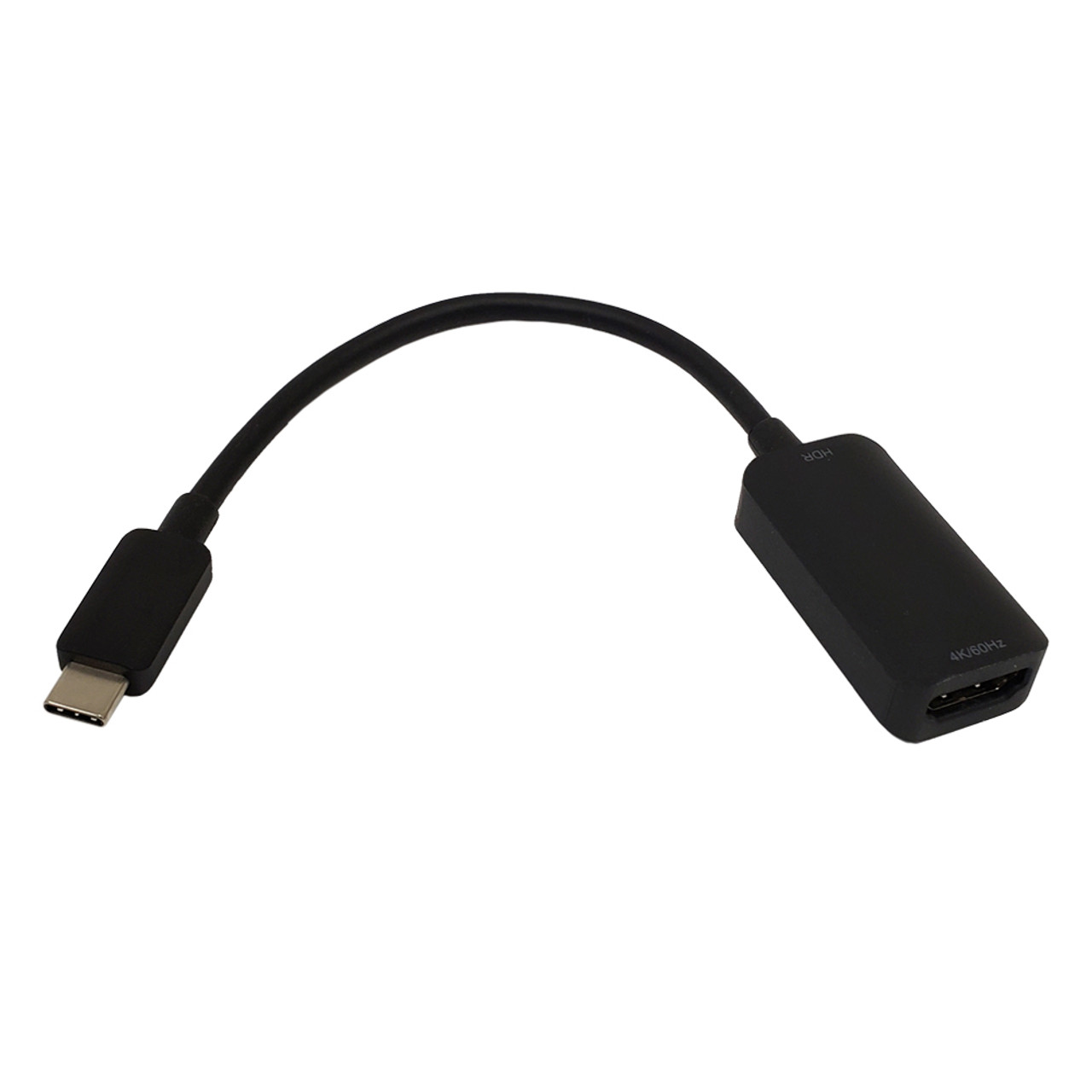 USB 3.1 Type C to HDMI 4K@60Hz Adapter DP 1.4 Alt Mode HDR Black