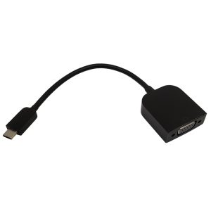 USB 3.1 Type C to VGA 1920x1200@60Hz Adapter Black