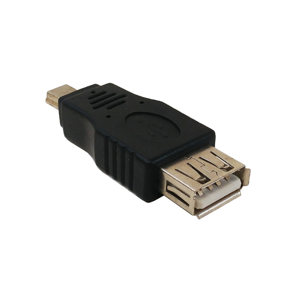 USB A Female to Mini 5 Pin Male Adapter1