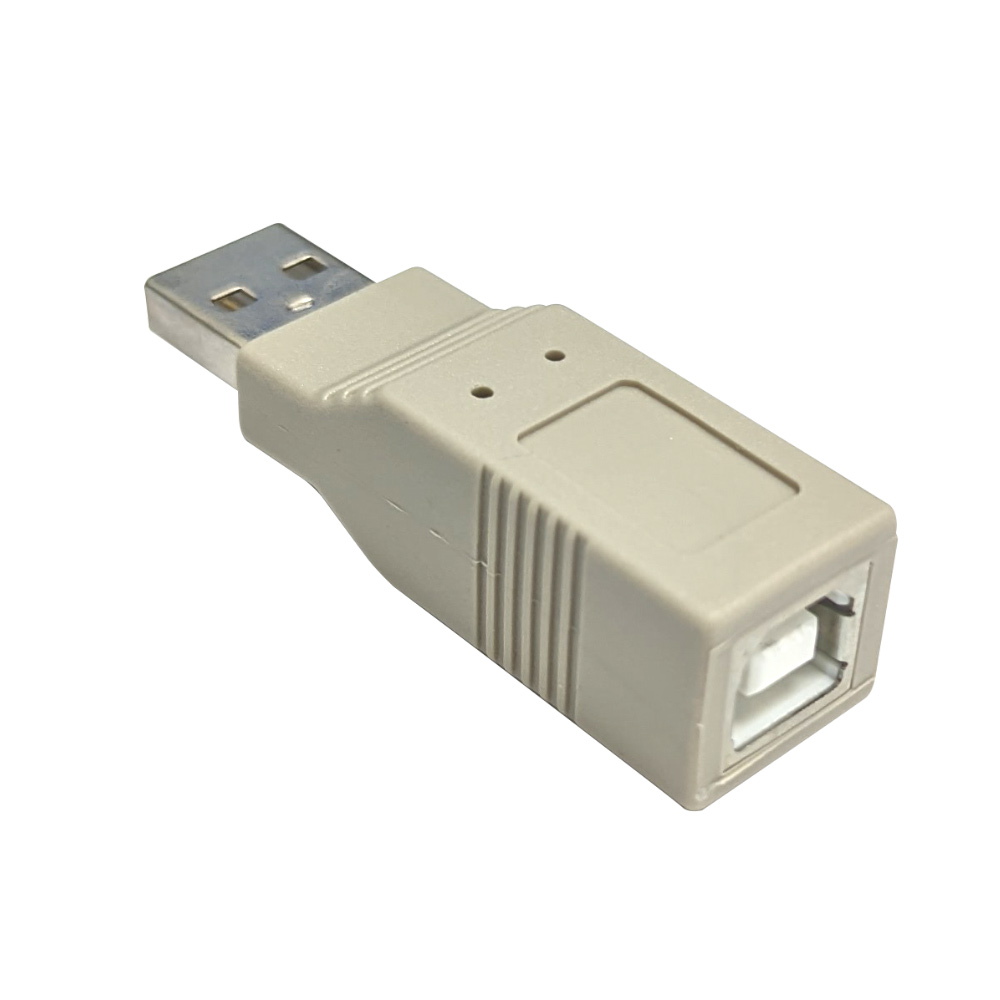USB A Male to B Female Adapter Grey1