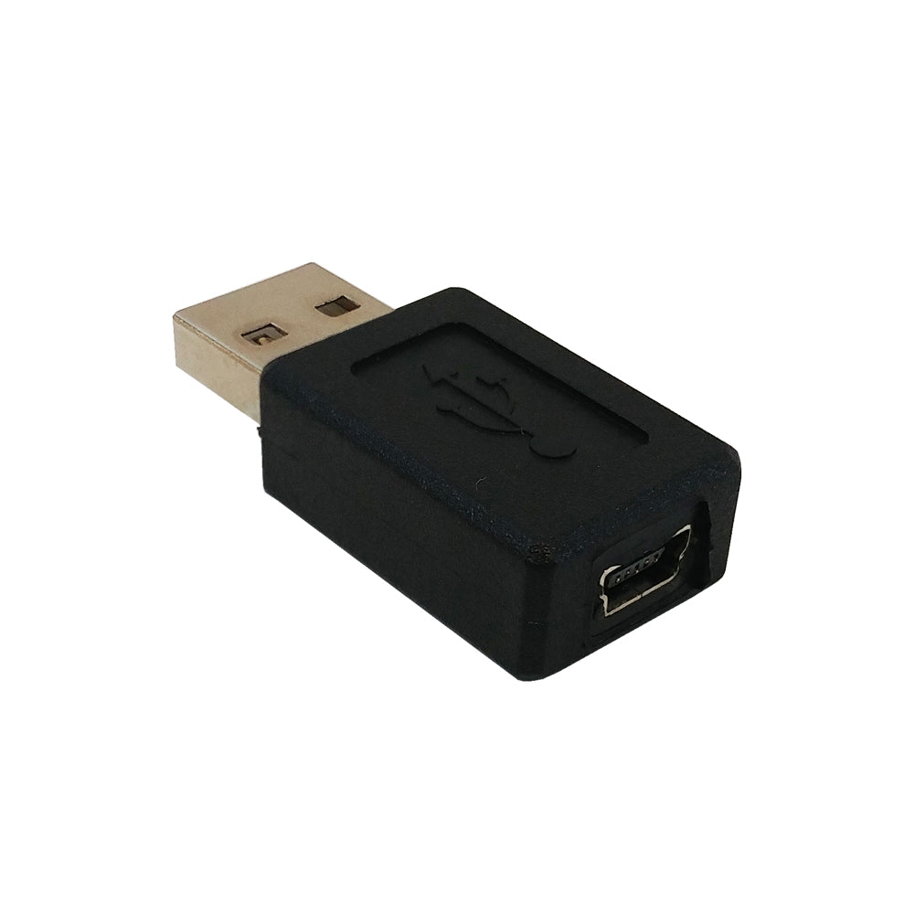USB A Male to Mini 5 Pin Female Adapter