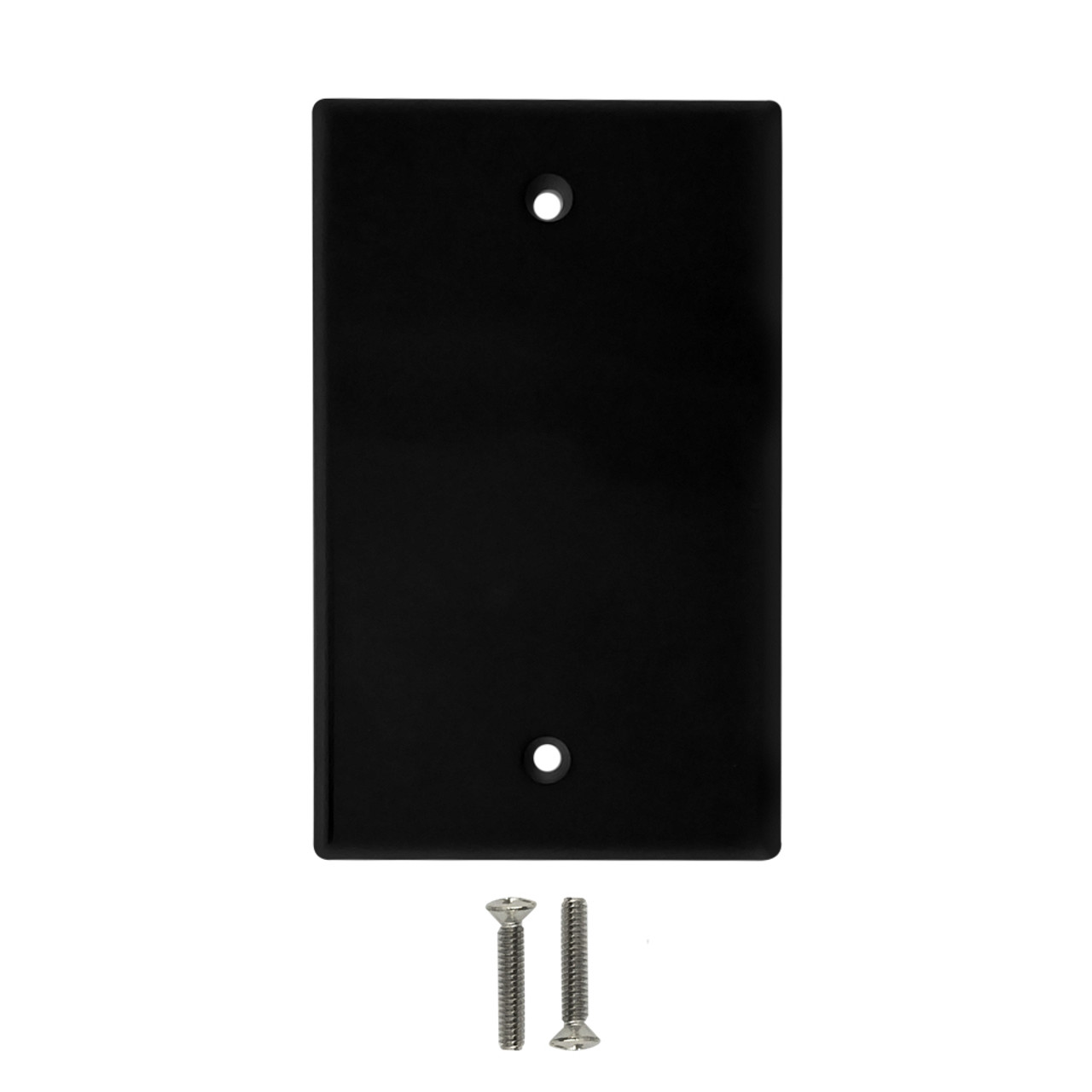 Wall Plate Solid Black