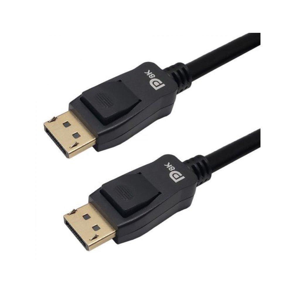 6 inch DisplayPort 1.2 Male to MDP Female Adapter – Black 3