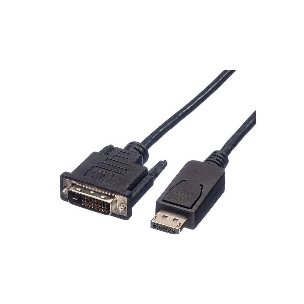 DisplayPort Male to DVI Male Cable – CL3 FT4 28AWG 1