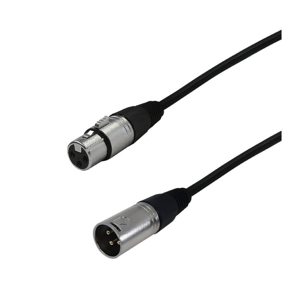 Premium 3 Pin XLR DMX Male To Male Cable