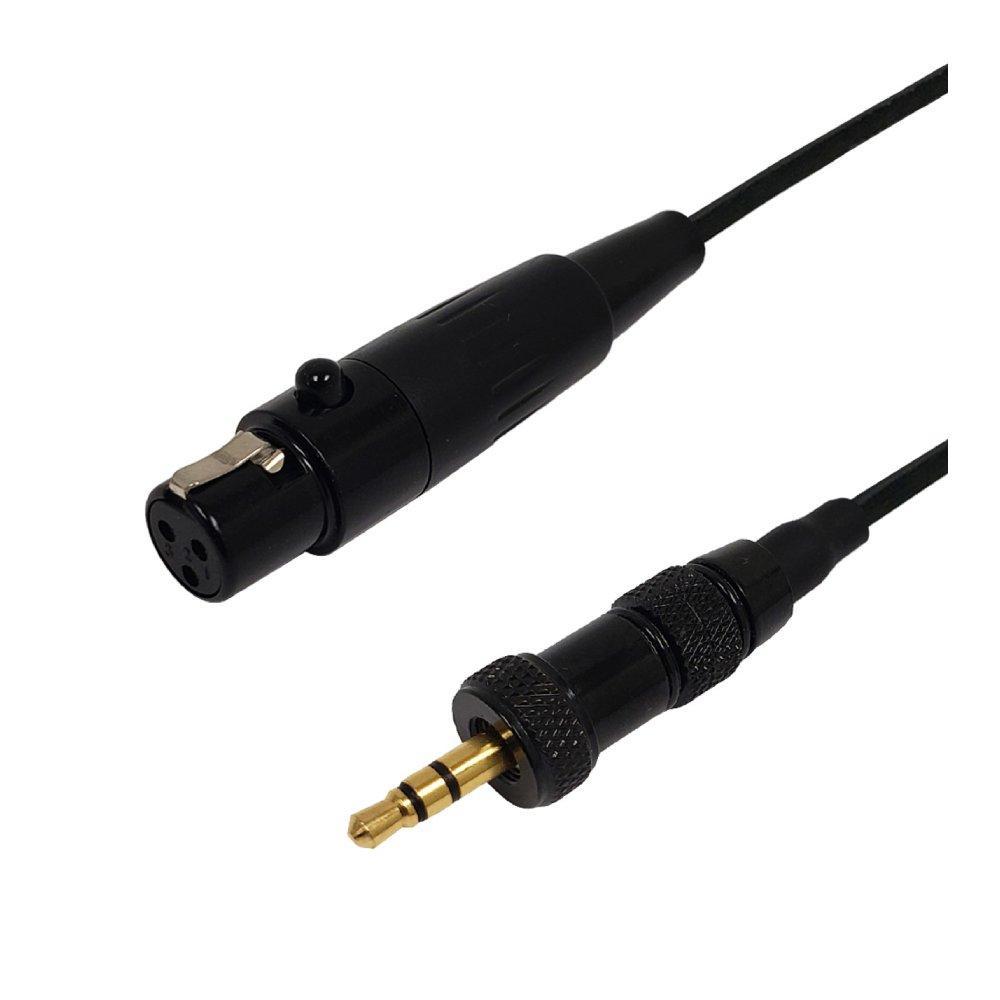 Premium Mini XLR Female To 3.5mm Locking Male Cable