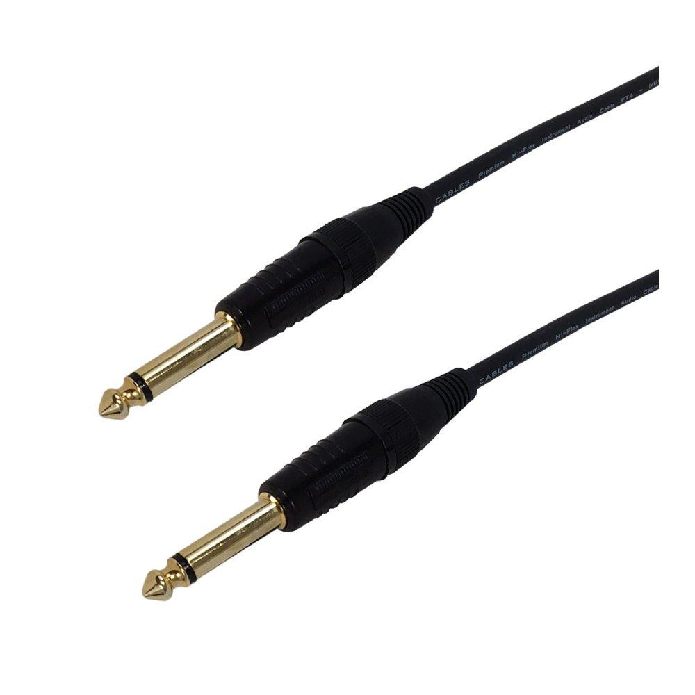 Premium TS Mono Male to TS Mono Male Instrument Guitar Cable