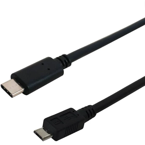 USB 2.0 Type C Male to Micro B Male Cable 480Mpbs 3A