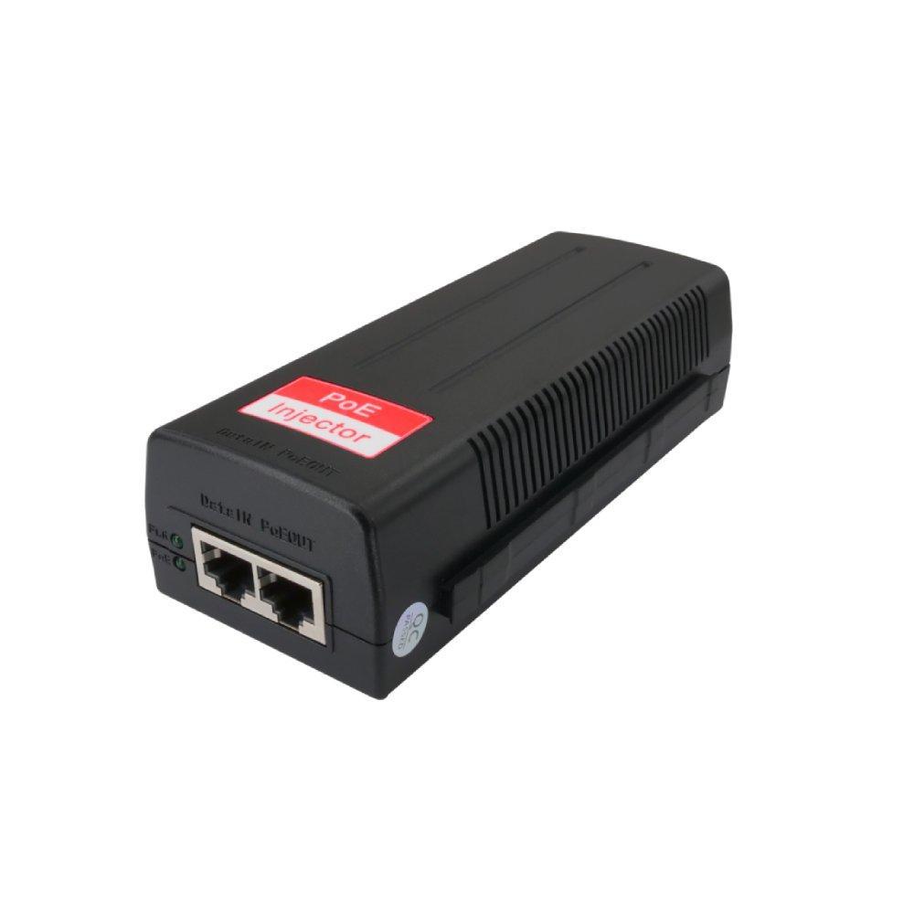 1 Channel 10 100 1000M PoE Injector – 30W – IEEE 802.3af at 1
