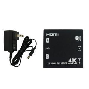 57e3a Cab VP HDMI 201 HDMI DVI Splitters 1x2 HDMI Splitter 4Kx2K 60Hz EDID HDCP YUV 4 2 0