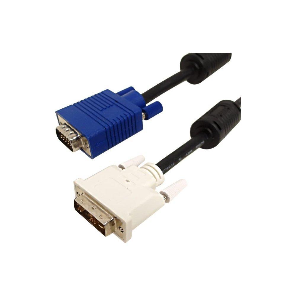DVI A Male to HD15 Male Cable CL2 FT4 28AWG