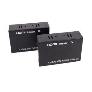HDMI Extender Over One Cat5e 6 UTP Cable 60m 3