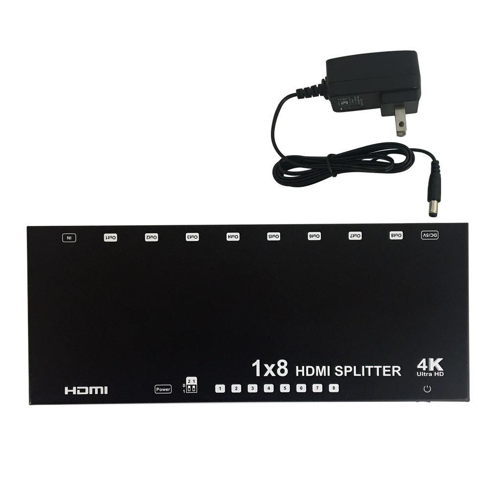 e83c9 Cab VP HDMI 203 HDMI DVI Splitters 1x8 HDMI Splitter 4Kx2K 60Hz EDID HDCP YUV 4 2 0