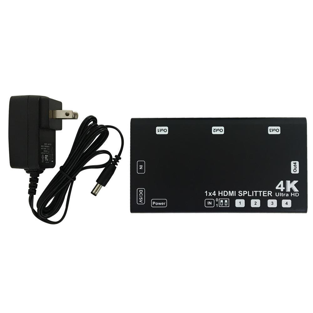 ea187 Cab VP HDMI 202 HDMI DVI Splitters 1x4 HDMI Splitter 4Kx2K 60Hz EDID HDCP YUV 4 2 0