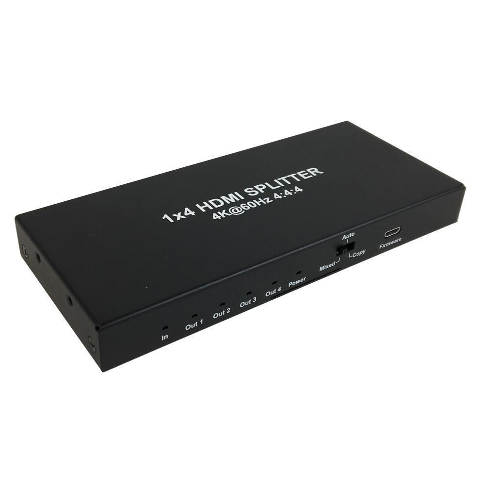 edaf8 Cab VP HDMI 212 HDMI DVI Splitters 1x4 HDMI Splitter 4Kx2K 60Hz EDID HDCP 2 2 YUV 4 4 4