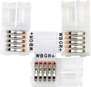 1 clip on connectors adapters for 10mm rgb 5050 led strip light original imag99ga5jfdzaqp