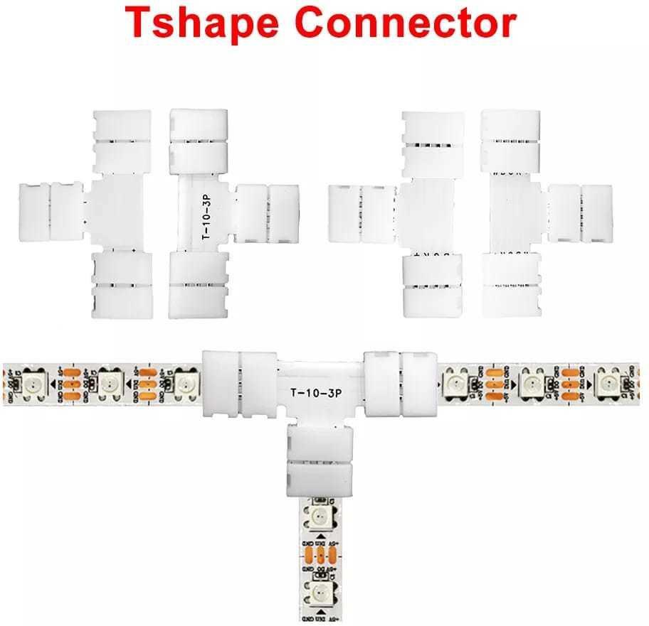 3 3 pcs 4 pin t shape solderless clip on connectors adapters for original imag8hszxfvjh6ae