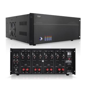 8 Channel Home Theater Amplifier Multi Zone Audio Source Control Rack Mount Amp 8000 Watt
