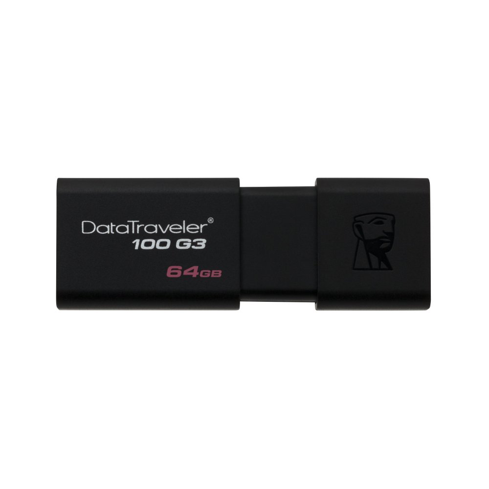 Kingston Digital 64GB 100 G3 USB 3.0 Data Traveler DT100G3 64GB