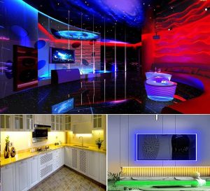 Waterproof LED with Tape Multi Colors 12V LED Strips 6