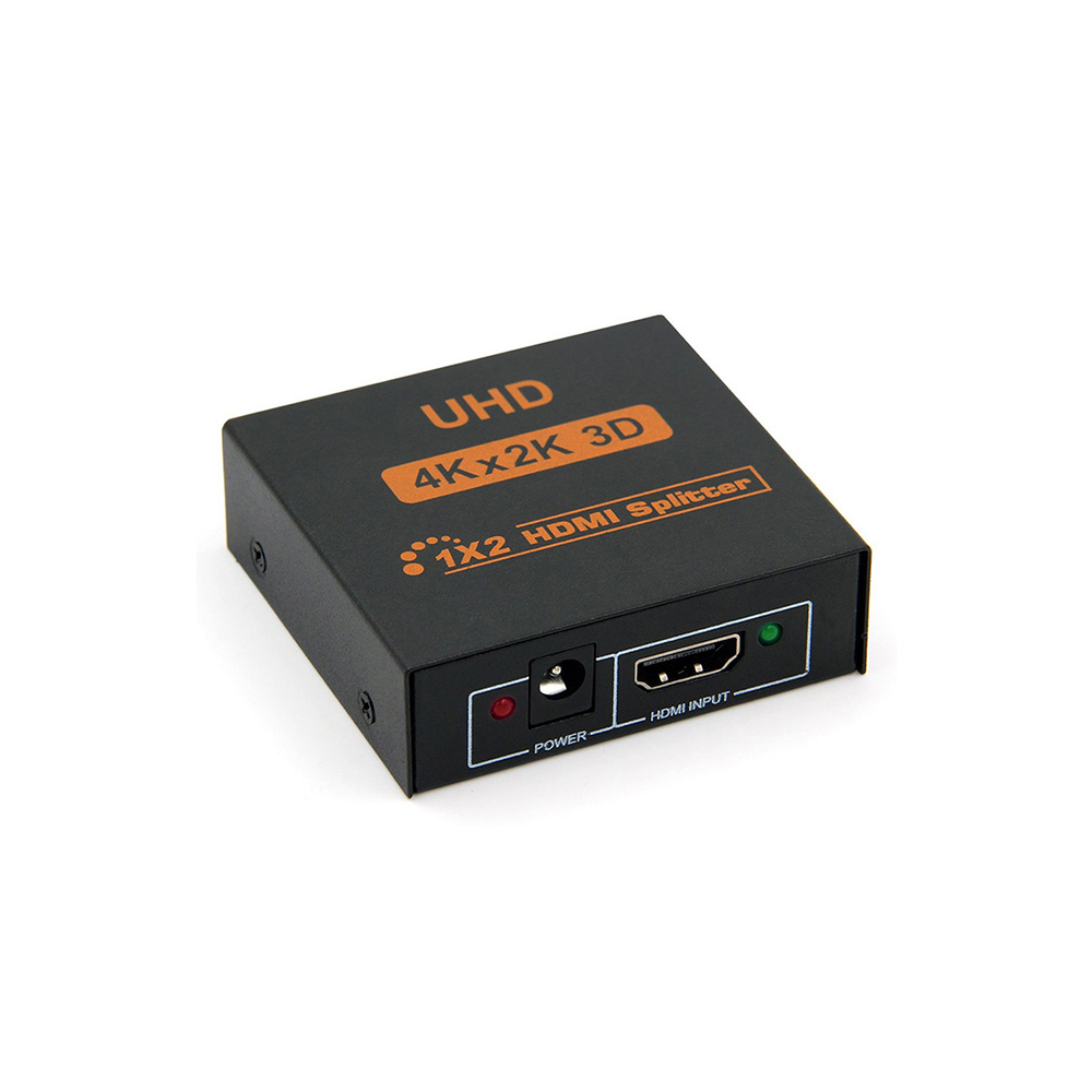 HDMI Splitter 1×2 Video Splitter 4Kx2K 3D full HD 1080P 2160p support 4K 2xPort Black