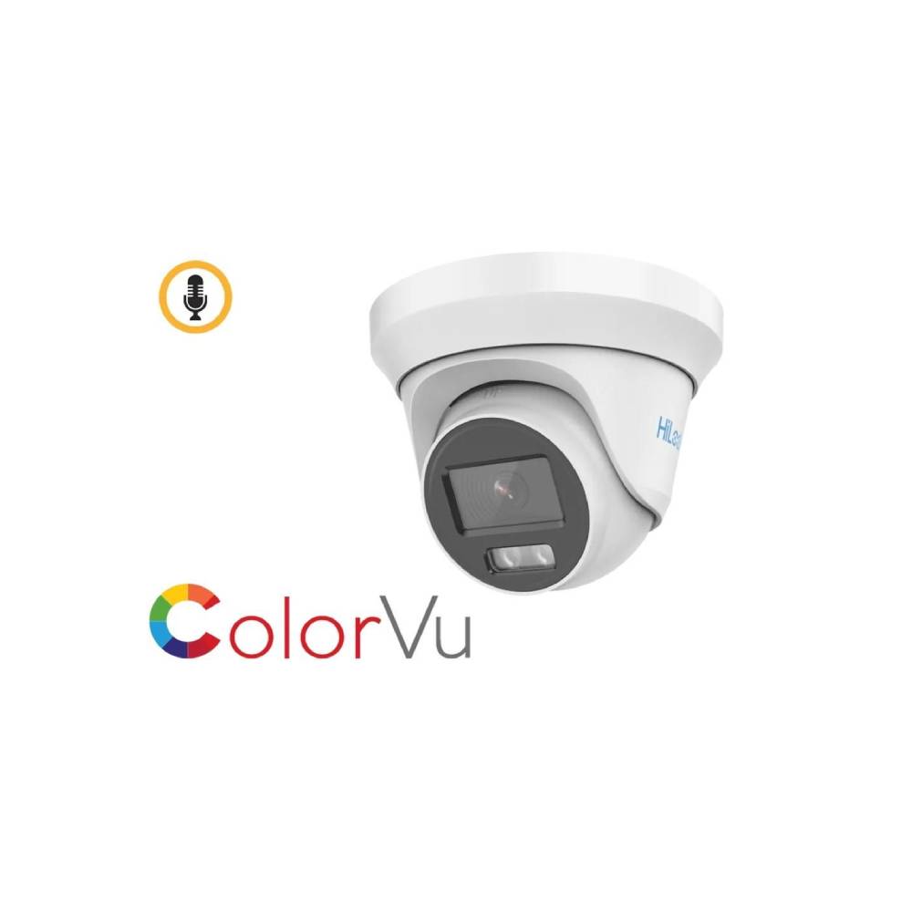 HiLook ColorVu 5MP Turret Dome Camera 40m Night Vision (2.8mm) (1)